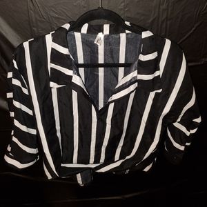 Striped crop top